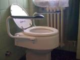 endgltige Adaptierung der Toilettenschssel