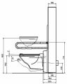 Zeichnung des neuen LiftWCs, Seitenansicht